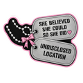 Sticker Dog Tags