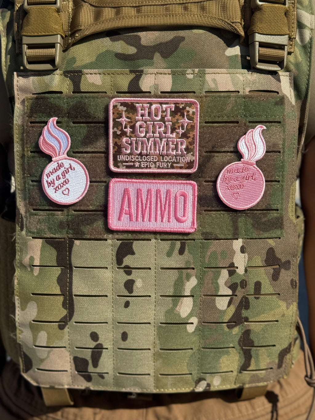 Pink Bomb Patch