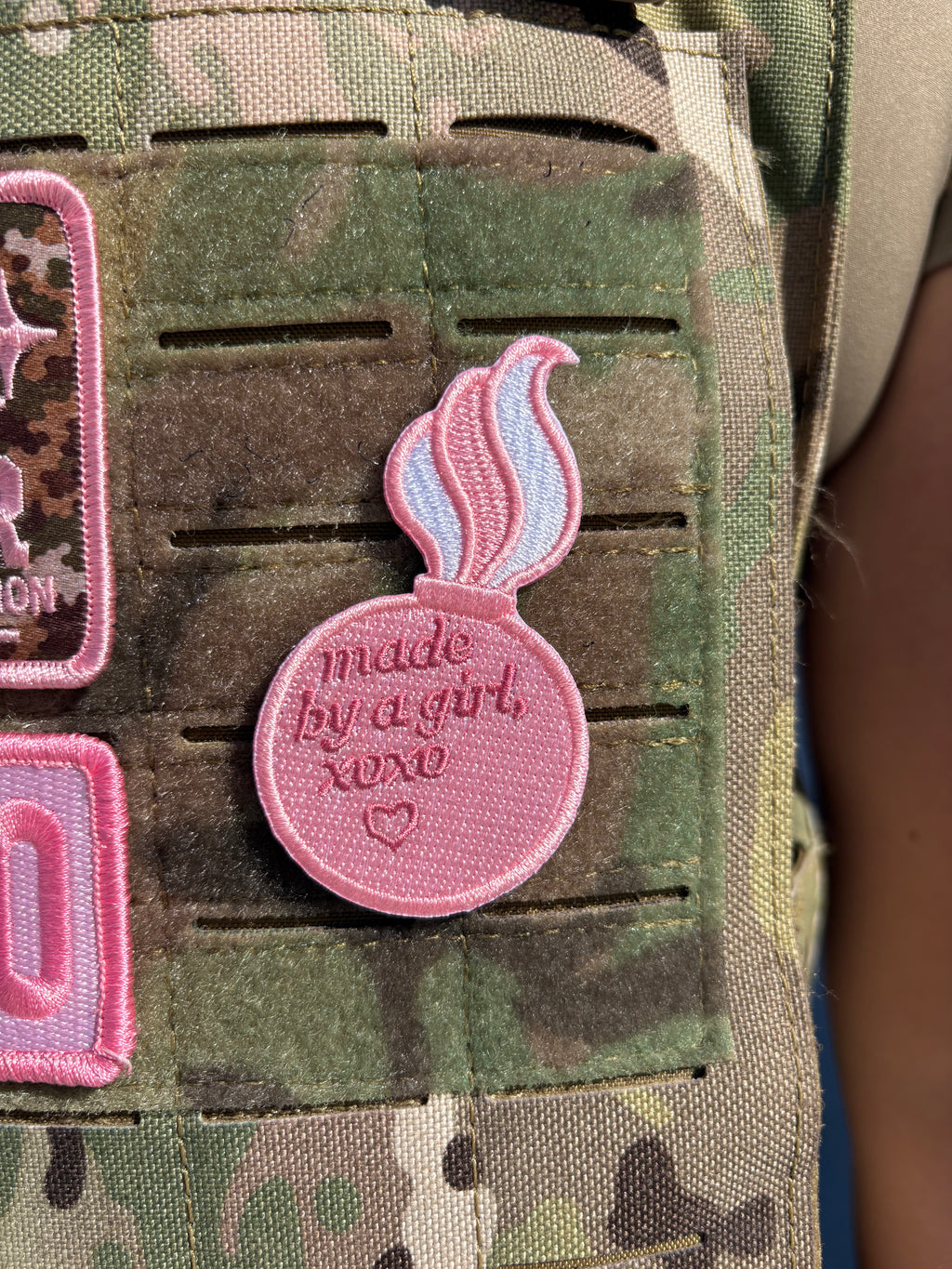 Pink Bomb Patch