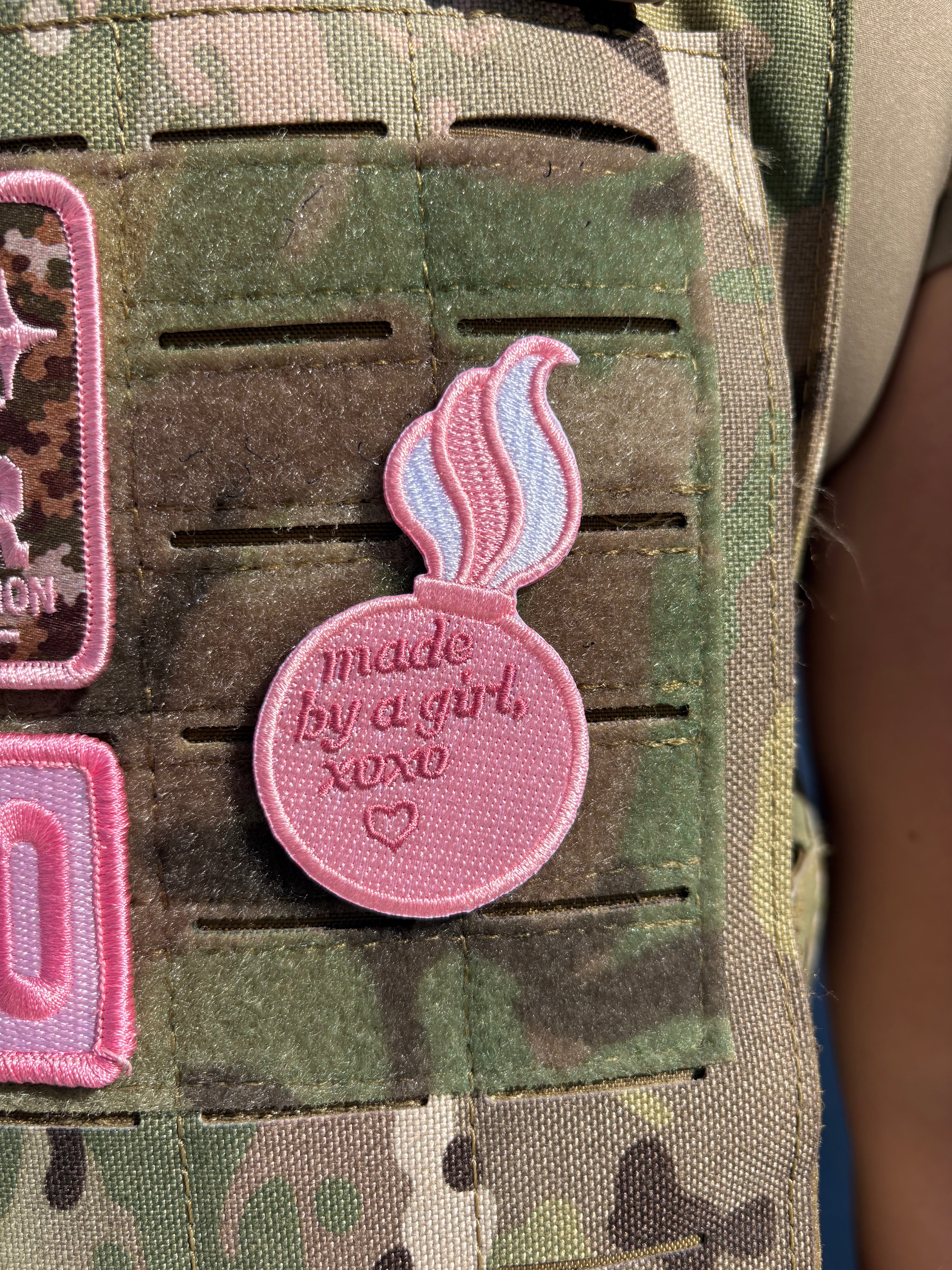 Pink Bomb Patch